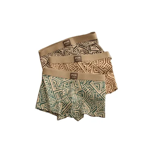Meter Maya Черный + Maya Коричневый + Maya Зеленый Мужские боксер-шорты