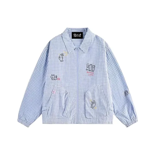 BLACK AT Синий Унисекс Рубашки