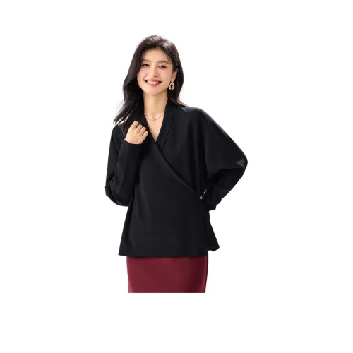 JINJU Черный Женский Трикотаж