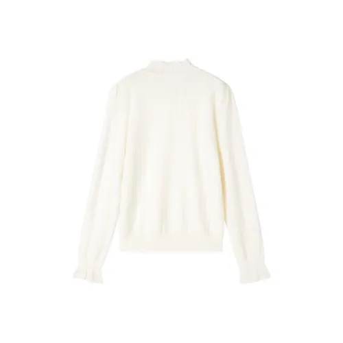 XIANGYING Цапельно-белый Женский Трикотаж