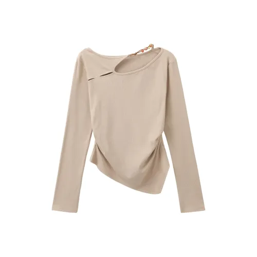 Another alley Хаки Женские T-рубашки