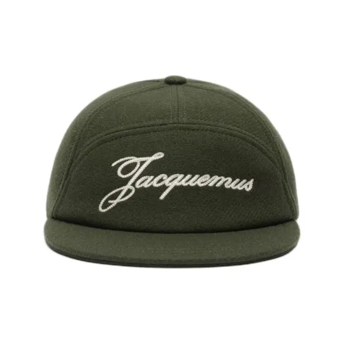 Jacquemus Чистая шерсть Кепки Мужской Темный хаки