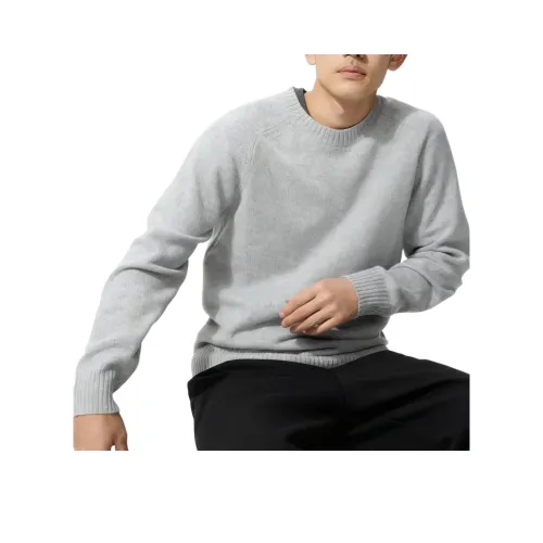 UNIQLO Светло-серые унисекс свитеры