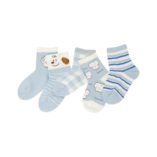 EBMINI 2025 Fall Носки 5 пар Дети 3-7 лет