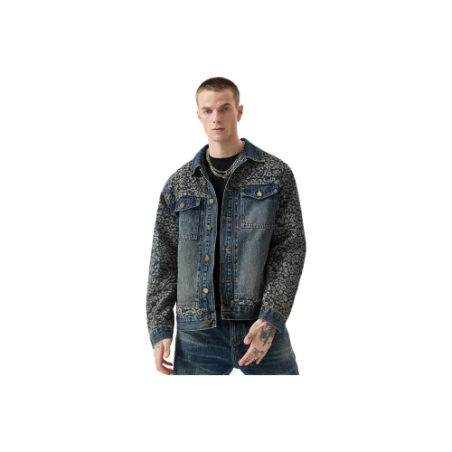 NITENG Синий Унисекс Джинсовые куртки