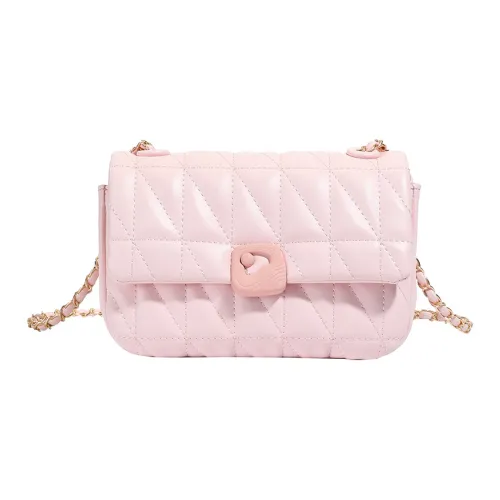 Miss Angel ПУ (полиуретан) Сумка через плечо Стандартная Женская Розовая Светло-желтая Черная Белая