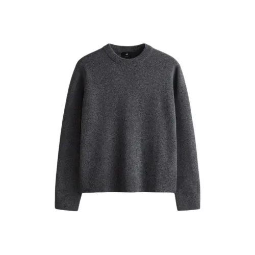 H M Темно-серые мужские свитеры