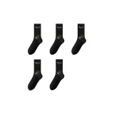 [5 пар] Черный Белый