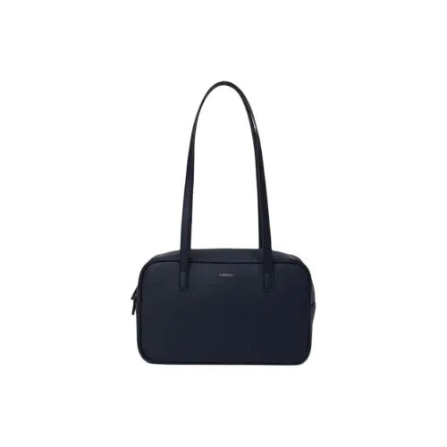 Fibreno PU (полиуретан) Сумка через плечо Большая Женская Темно-синий