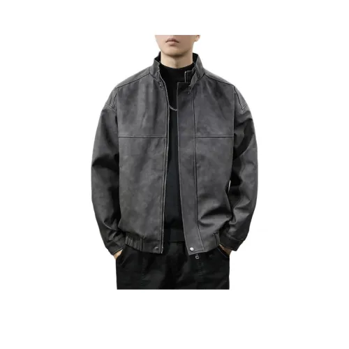 QIANJINNIU Кожа Куртка Мужская