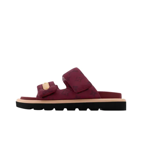 LOUIS VUITTON Слипоны Женские Red