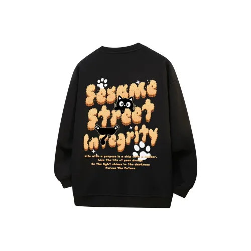Свитшот с круглым вырезом SESAME STREET унисекс