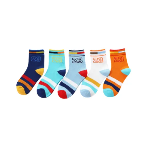 ЮЙЧЖАОЛИНЬ JC01623 Два Полосы Модные носки Kids Носки