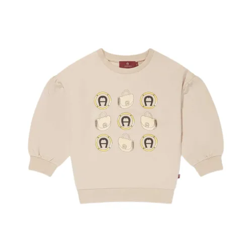 Aigner Kids Бежевые Детские Свитшоты