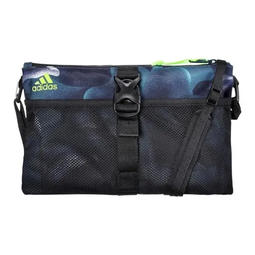 Adidas Переработанный полиэстер Сумка через плечо Мужская Черная и Синяя