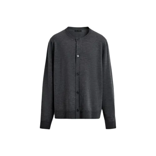 ZARA Carbon Gray Men's Knitwear ZARA Углеродный Серый Мужской Трикотаж