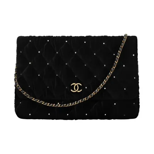 CHANEL Chain Clutch Women's Black CHANEL Цепочка Клатч Женские Черный