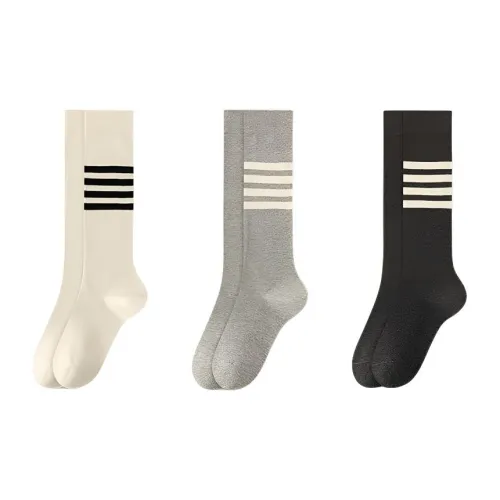 MIIOW Колено Высокие Носки Женские 3 Пачки