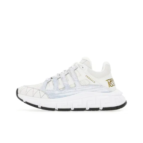 VERSACE Trigreca Низкий Топ Повседневная Обувь Женская Белая