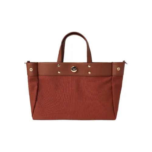 Fibreno Ткань Синтетическая кожа Сумка Средняя Унисекс Кирпично-красный