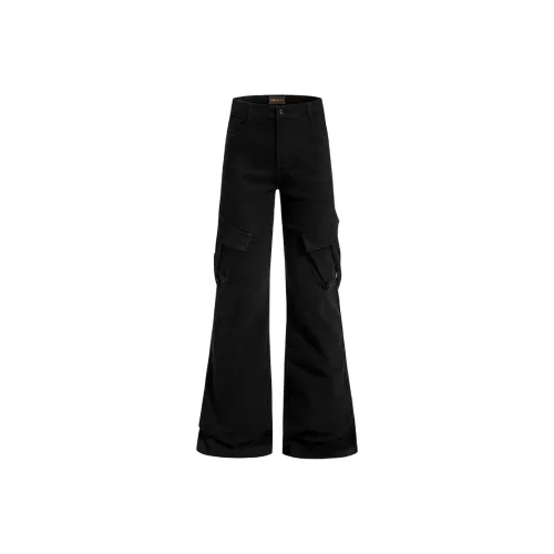 SNEIKLAU Черный Унисекс Джинсы