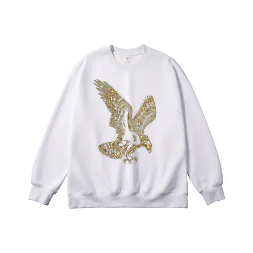 Fan Somi Пуловер Круглый Воротник Свитшот Унисекс