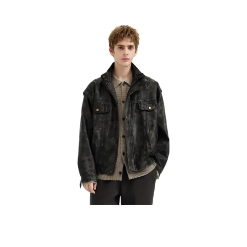 WILD LEADER Vedri кожа куртка мужская