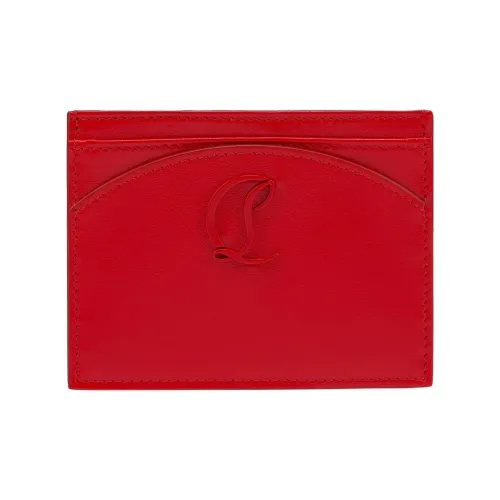 CL Loubi Телячья кожа Держатель для карт Стандартный Женский Красный