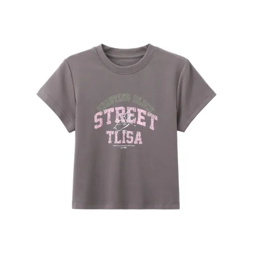 Another alley Серый Женские T-рубашки