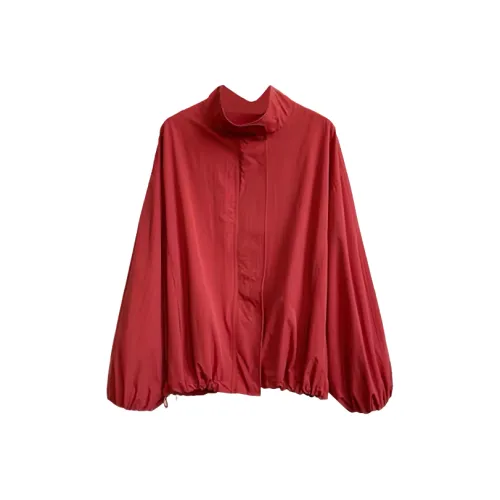 POPO.INFO Red Women's Jackets POPO.INFO Красный Женские Куртки