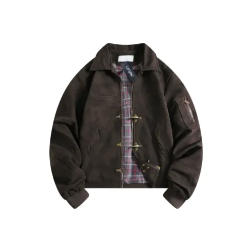 CAT'S PAW Коричневый Унисекс Куртки