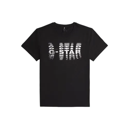 STAR RAW Черная мужская футболка