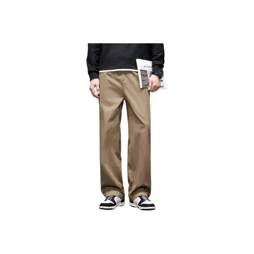 Tonlion Темно-хаки Мужские Повседневные Штаны