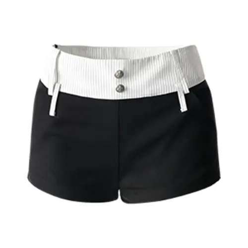 HYTE MOLY Черные Повседневные Шорты для Женщин