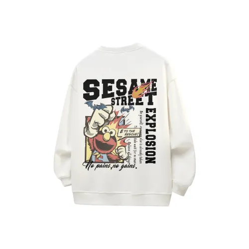 Свитшот с круглым вырезом SESAME STREET унисекс