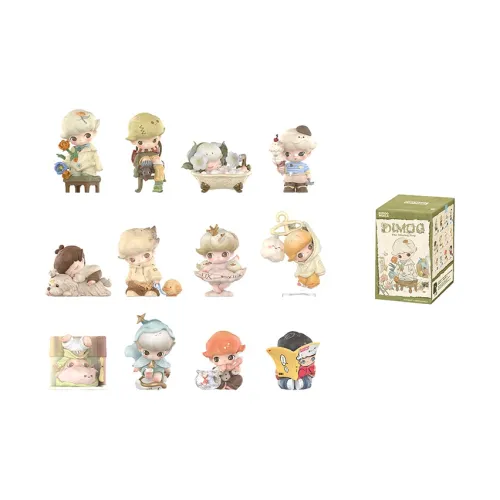 POP MART Dimoo If Today Is Saturday Collection Фигурка Слепые коробки Один Mystery Коробка Целая коробка 12 шт