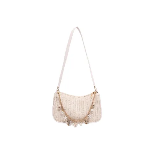 WRELS Плетеная соломенная сумка стандартная экрю хаки