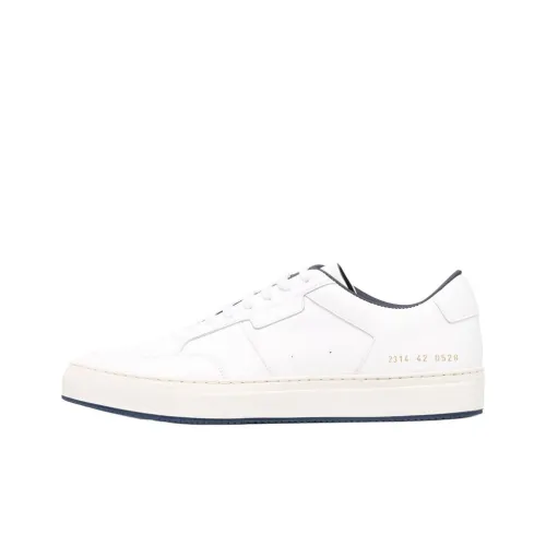 COMMON PROJECTS PELLE Низкий Топ Стильный Скейтбординг Мужской Белый