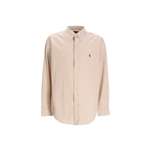 Polo Ralph Lauren Бежевые Мужские Рубашки