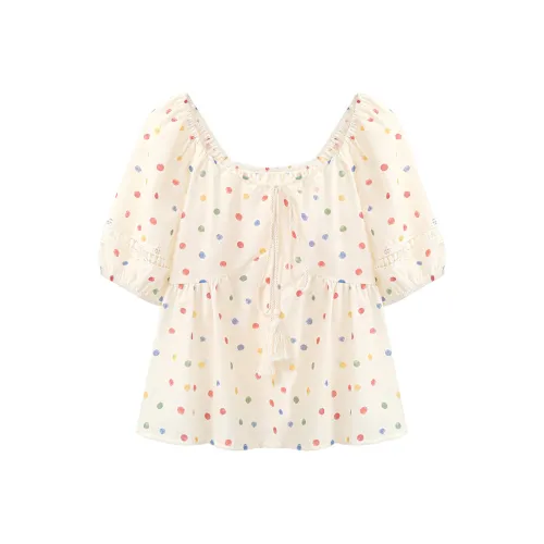 Another alley Абрикос Женские Рубашки