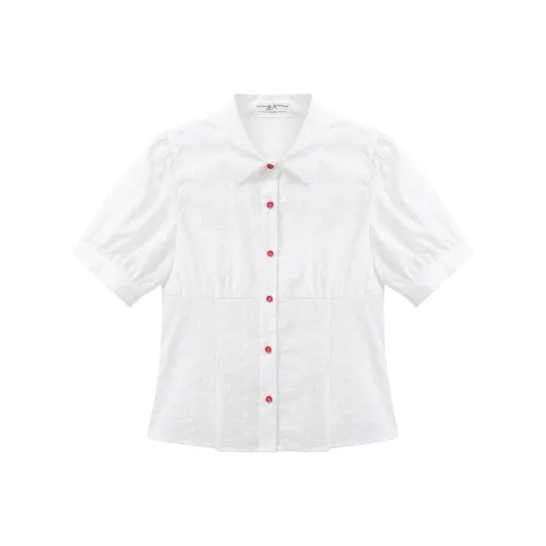 Another alley Белый Женские Рубашки