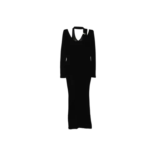 Jean Paul Gaultier Длинное платье с длинными рукавами женское