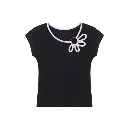 Another alley Черные Женские T-рубашки