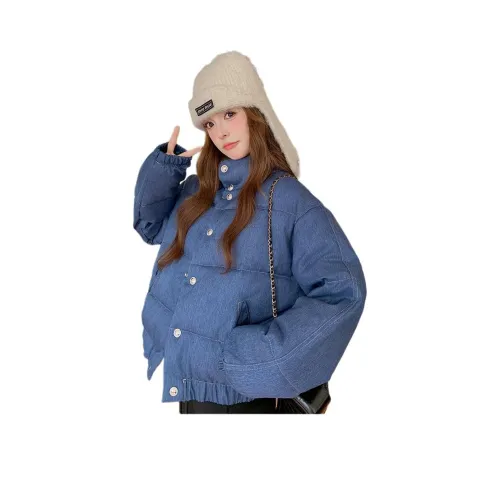 ZUKIZUKI Джинсовый синий Женские пуховики