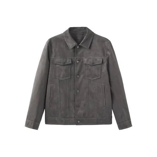 ZUO Серый Мужские Куртки