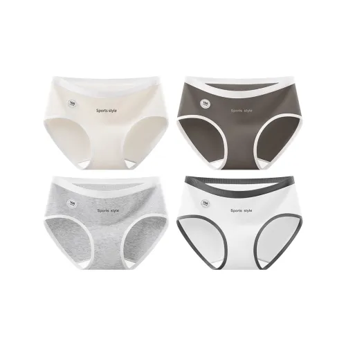 Удобные и освежающие трусики-бикини женские упаковка из 4 штук