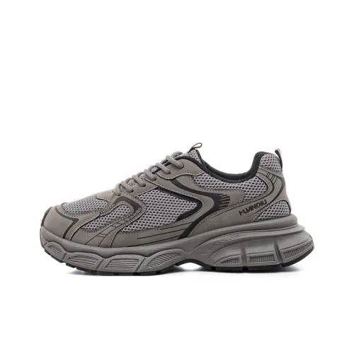 HUANQIU Высота Увеличивающие Устойчивые к Износу Противоскользящие Низкие Кеды Мужские