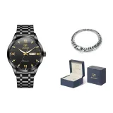 Стальной браслет, чисто черный [Подарочная коробка, набор]