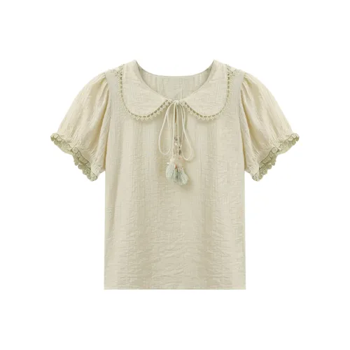 Another alley Светло-зеленые Женские Рубашки