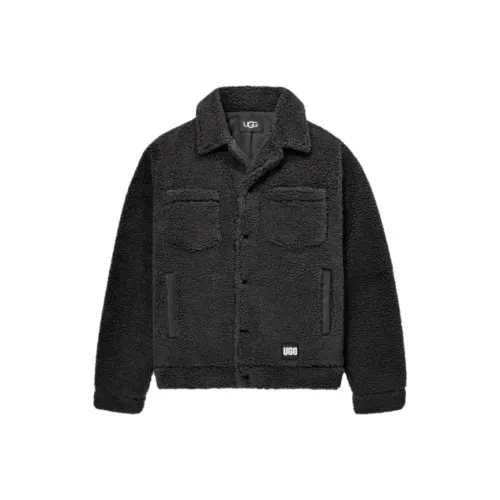 UGG Janson Шерпа Trucker Куртка Куртки и Пальто Мужской Темно-Серый